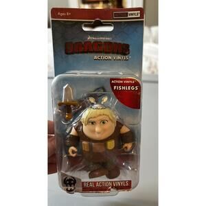 Dreamworks Dragons How To Train Your Dragon Figure Real Action Vinyls Fishlegs